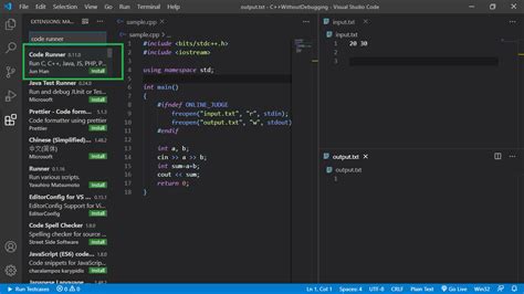vs code online compiler for c++