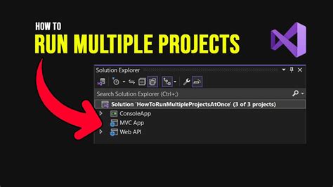 vs code run multiple projects