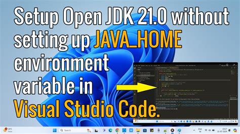 vs code setup jdk