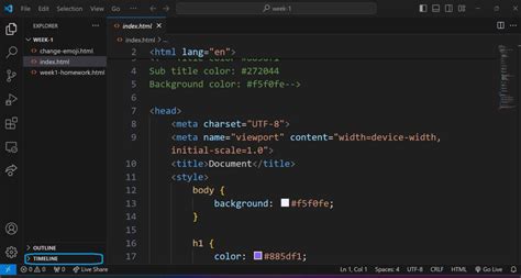 vs code show all methods