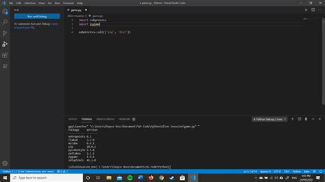 vs code terminal not using venv