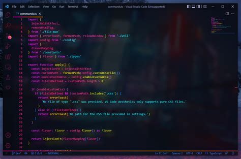 vs code themes extensions