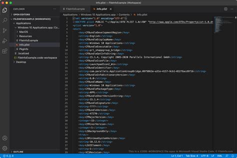vs code workspace set environment variables