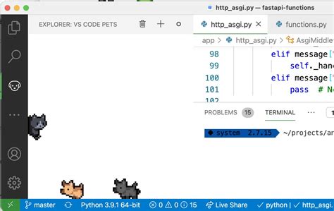vs-code pets