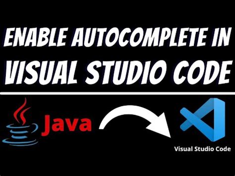 Vscode Autocomplete Java