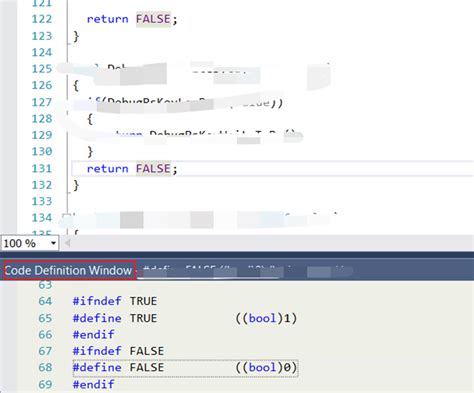 vscode code definition window