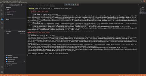 vscode debugger not stopping at breakpoint
