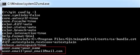 vscode github username and email