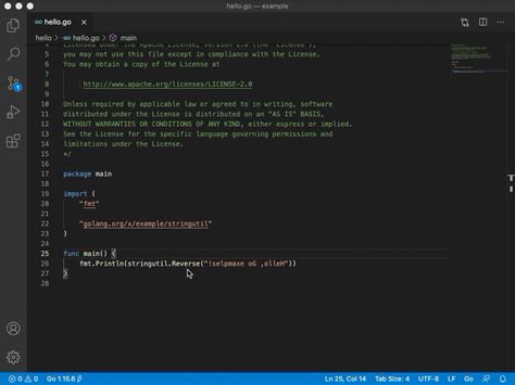 vscode golang go to definition