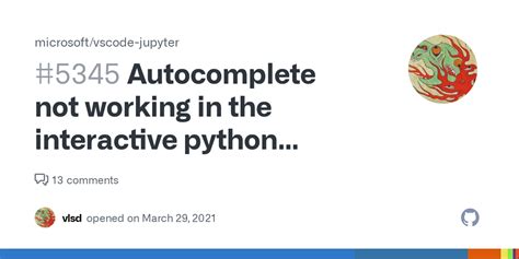 Vscode Jupyter Autocomplete Not Working