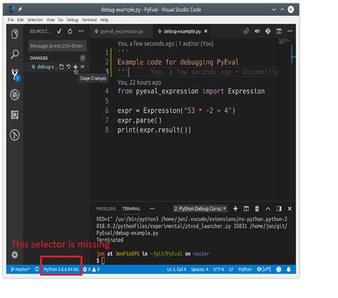 vscode python interpreter not showing