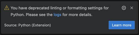 vscode python linting settings