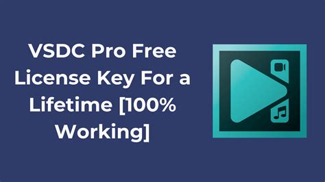 vsdc pro license key