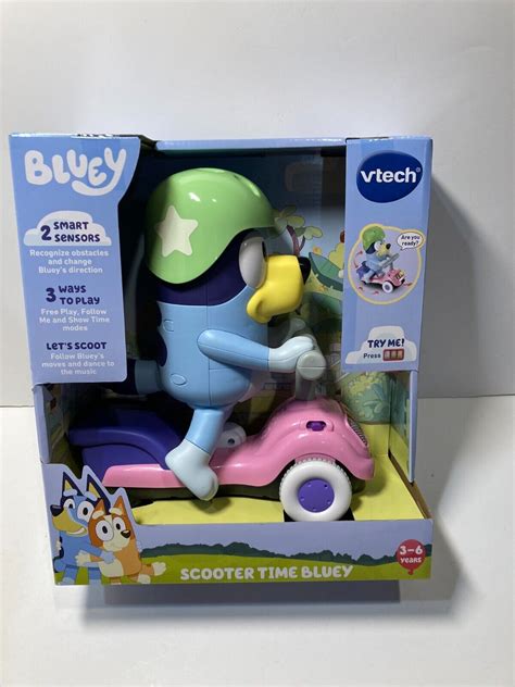 VTech Bluey Scooter Time Figure Early Learning Centre