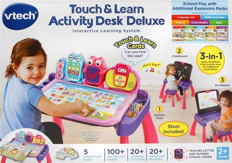 Vtech 195803 Touch & Learn Activity Desk, MultiColour