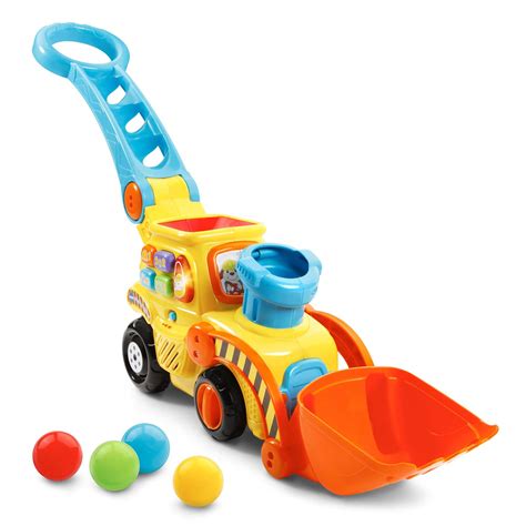 VTech PopABalls Push And Pop Bulldozer