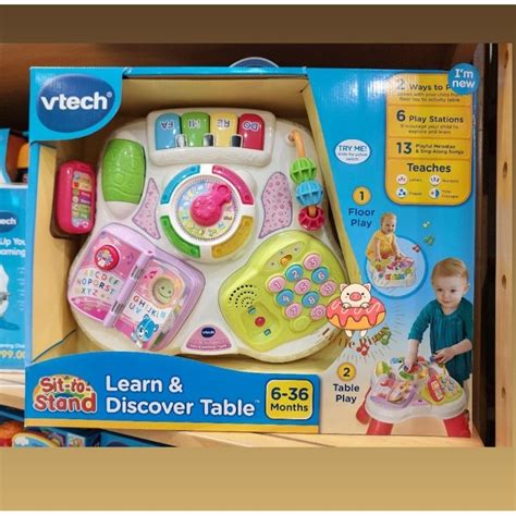 VTech SitToStand Learn & Discover Table, Pink Reliable Store