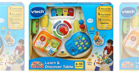 VTech SitToStand Learn & Discover Table, Pink Reliable Store