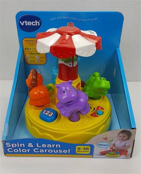 VTech Spin & Learn Color Carousel Learning colors, Baby toys