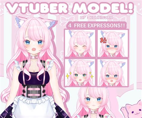 vtuber model free 2d