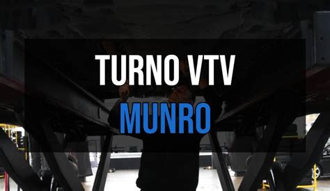 vtv turnos munro