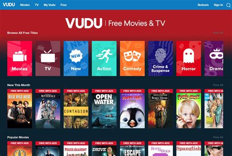 vudu free tv series