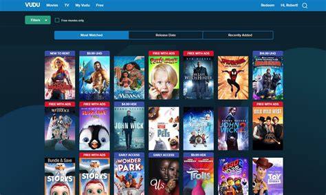 Vudu website