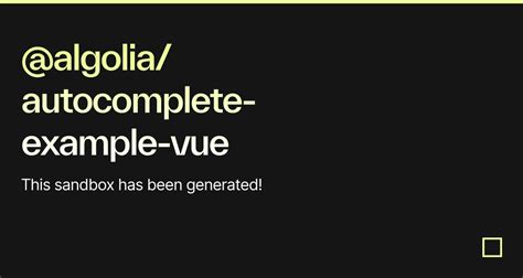 Vue Autocomplete Example