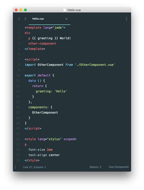 Vue Components Example