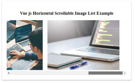 Vue Js Scrollable List