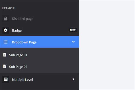 Vue Js Sidebar Component