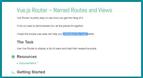 Vue Router List Routes