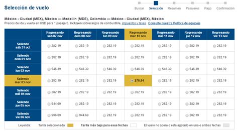 vuelos a mexico desde medellin