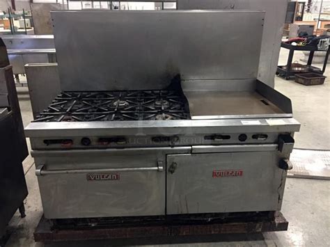 vulcan flat top grill and oven
