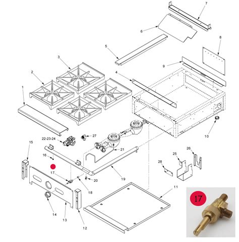 vulcan range parts