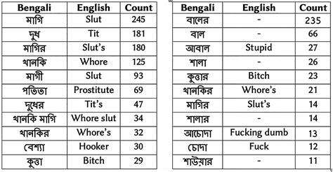 vulgar meaning in bengali