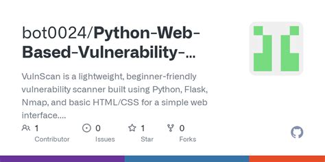 Vulnerability Scanner Python Github