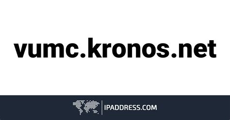 vumc kronos login