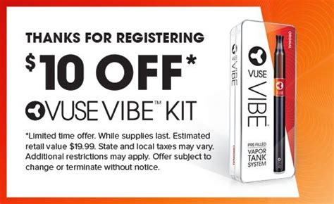 VUSE Alto Coupons 10.00 Off 1 Kit or power Unit & 3.00 Off One