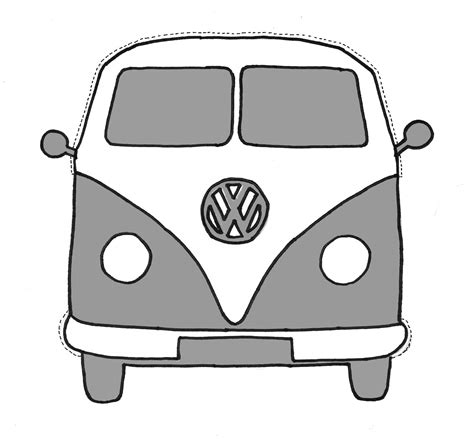 Vw Bus Stencil Printable