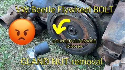 Vw Flywheel Nut Removal