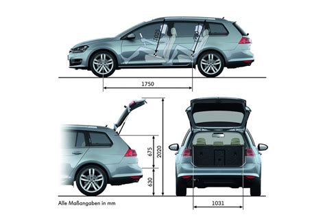 Vw Golf Cargo Dimensions