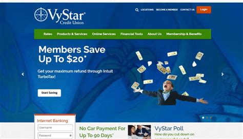 vystar login mobile banking banner