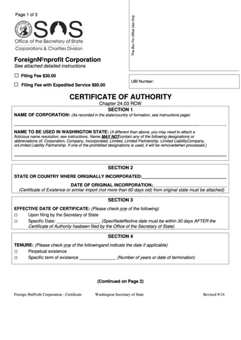 wa secretary of state forms