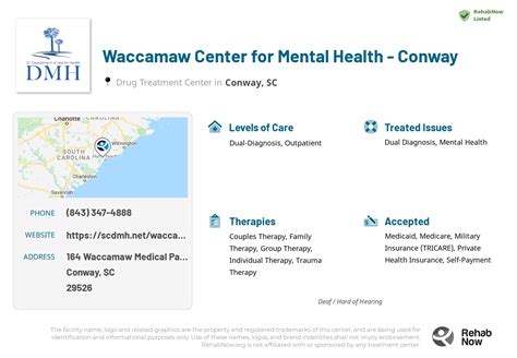 waccamaw mental health conway sc