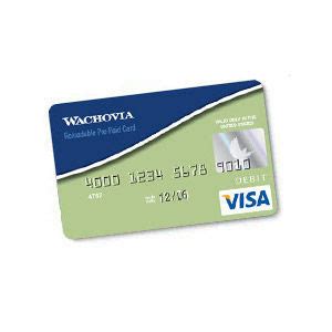 wachovia credit card visa