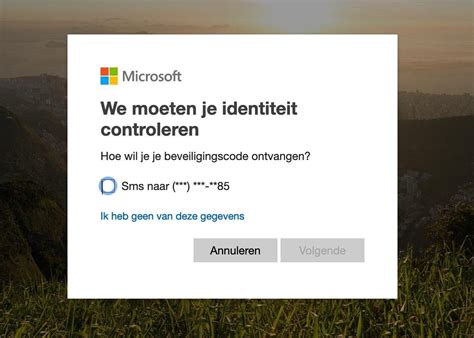 wachtwoord veranderen microsoft account