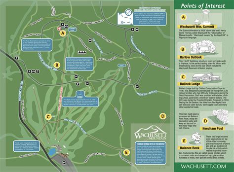 wachusett mountain hiking map