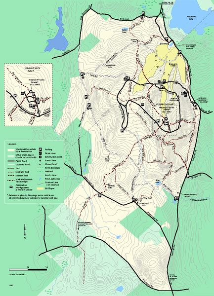 wachusett mountain state reservation map