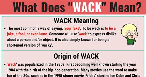 wack meaning slang
